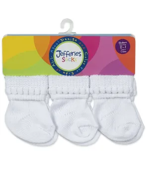 Jefferies  Rock-A-Bye Turn Cuff Socks 6 Pair Pack 62130